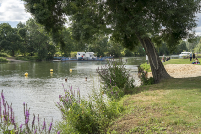 Zone de baignade à Chaniers (17)