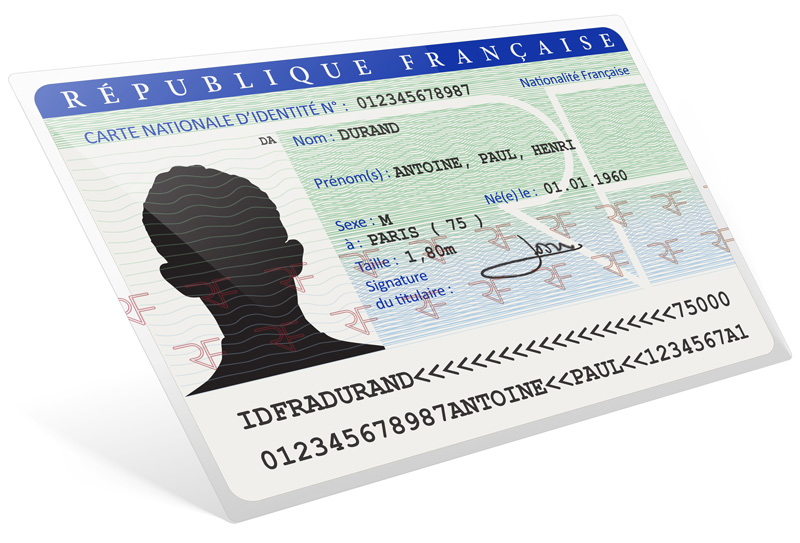 Carte d'identité française - specimen