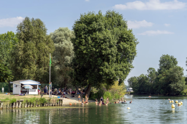 Zone de baignade à Chaniers (17)