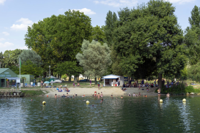 Zone de baignade à Chaniers (17)