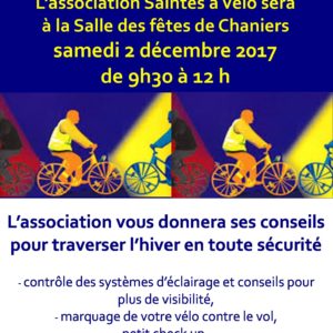 Cyclistes, brillez ! @ Salle des fêtes | Chaniers | Nouvelle-Aquitaine | France