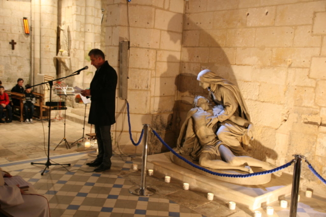 Inauguration de la Pietà - église de Chaniers