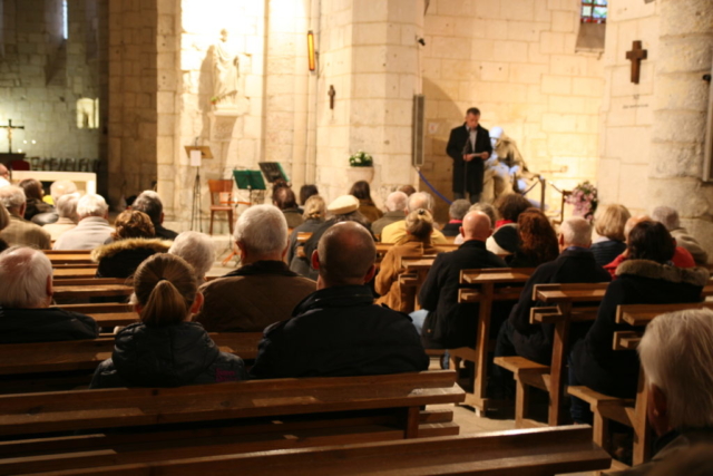 Inauguration de la Pietà - église de Chaniers