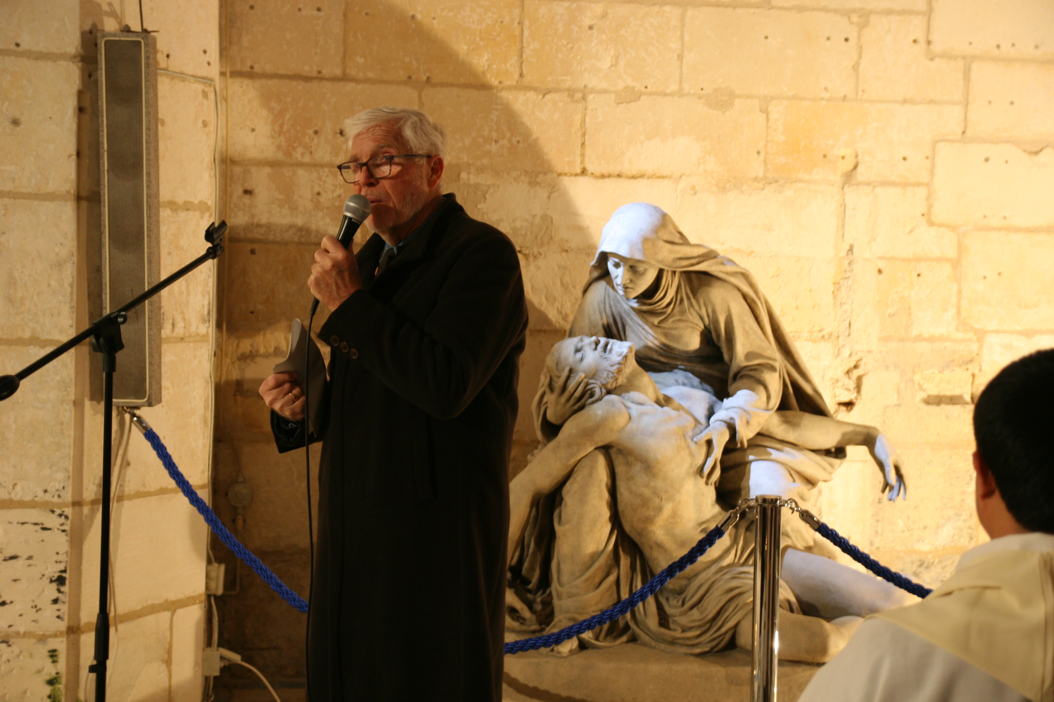 Inauguration de la Pietà - église de Chaniers
