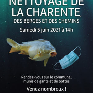 Nettoyage de la Charente et de ses berges @ Le Communal