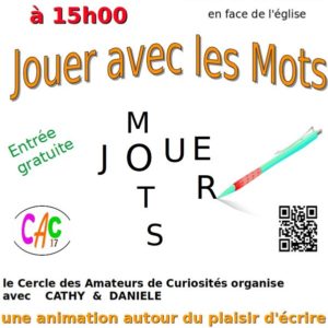 Jouer avec les Mots @ Salle de l'évêché