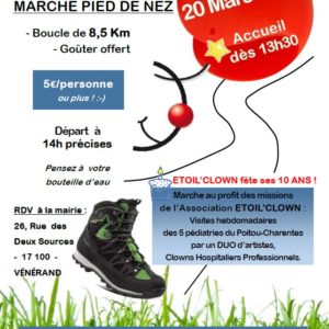 Marche "pied de nez" @ Vénérand