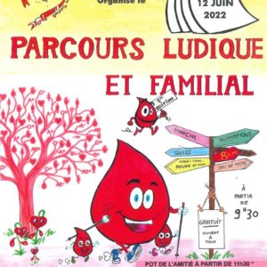 Parcours ludique et familial des donneurs de sang @ Salle des Prises