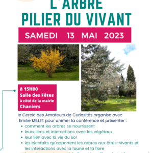 Conférence du CAC17 : "l'arbre, pilier du Vivant" @ Salle des fêtes