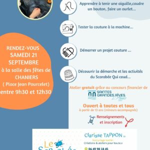 Atelier couture @ Salle des fêtes